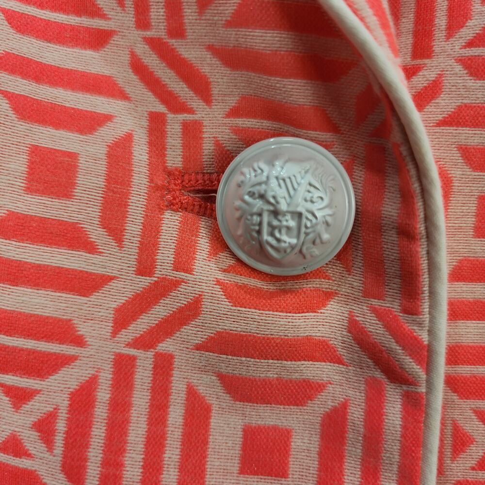Gap Academy Blazer Geometric Neon Pink 8 Tall - Picture 5 of 12